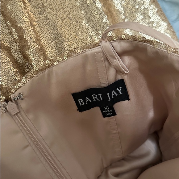 GOLD SEQUIN BARI JAY GOWN - Picture 7 of 16